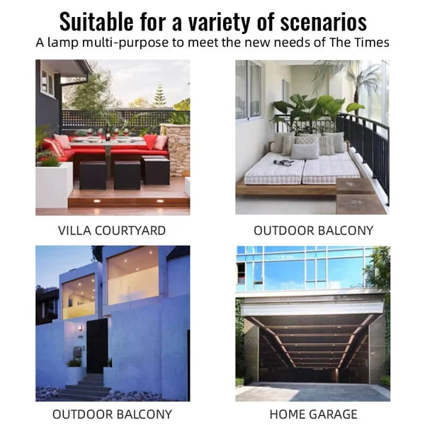 Waterproof Solar Powered Outdoor Patio Wall Decor Lightš„