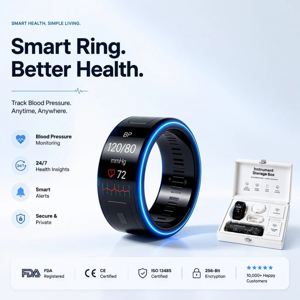 👑Latest Technologies in 2026 -80% OFF- Launch Offer🔥G1 Non-Invasive Smart Ring