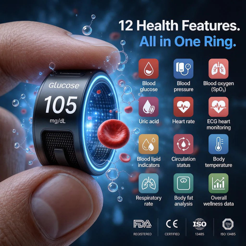 👑Latest Technologies in 2026 -80% OFF- Launch Offer🔥G1 Non-Invasive Smart Ring