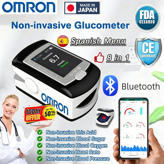 🔥LAST DAY Promotion 40% OFF🔥Omron 8-in-1 non-invasive blood glucose meter