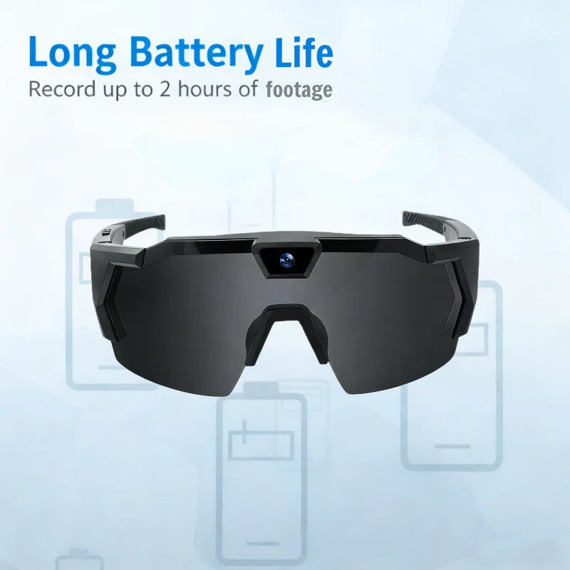 🎁 Topaanbieding: 49% KORTING 🔥【All-in-One】 Actie Camera Zonnebril | HD Video & Audio | Draadloze Connectie